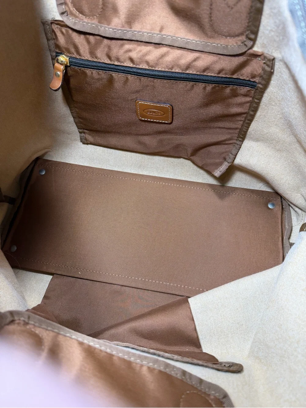 BRIC’S Leather-Trim Olive Canvas Weekender Bag - Men